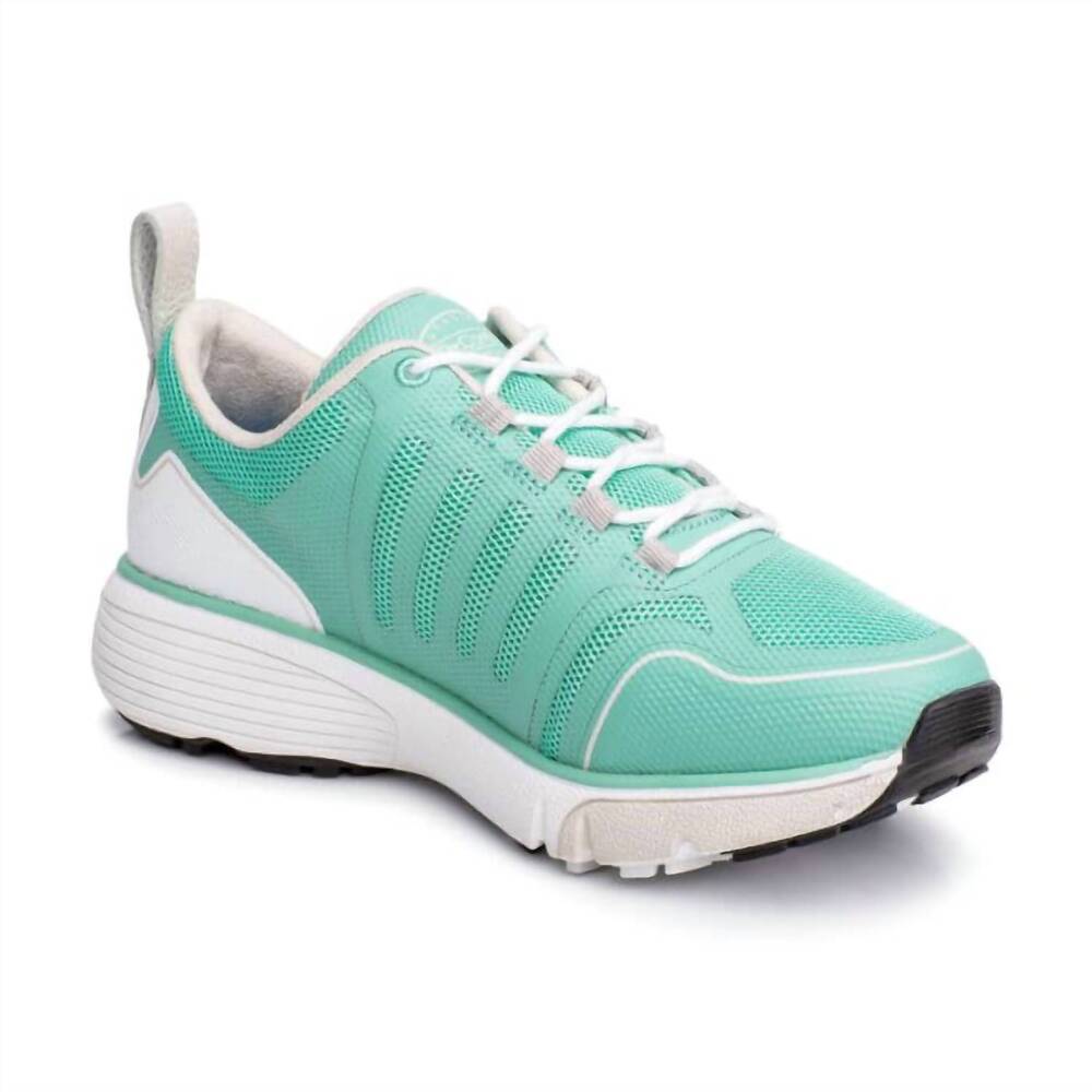 NEW DR. COMFORT SHOES women's grace athletic walking shoe in seafoam